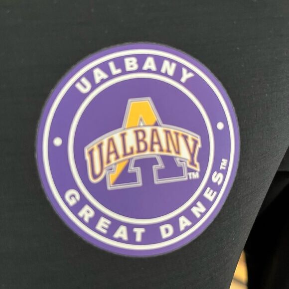 Nike DriFit 1/4 zip black jacket, U Albany Great Danes size XS - Picture 3 of 8